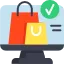 Ecommerce marketing icon