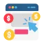 Pay-per-click advertising icon